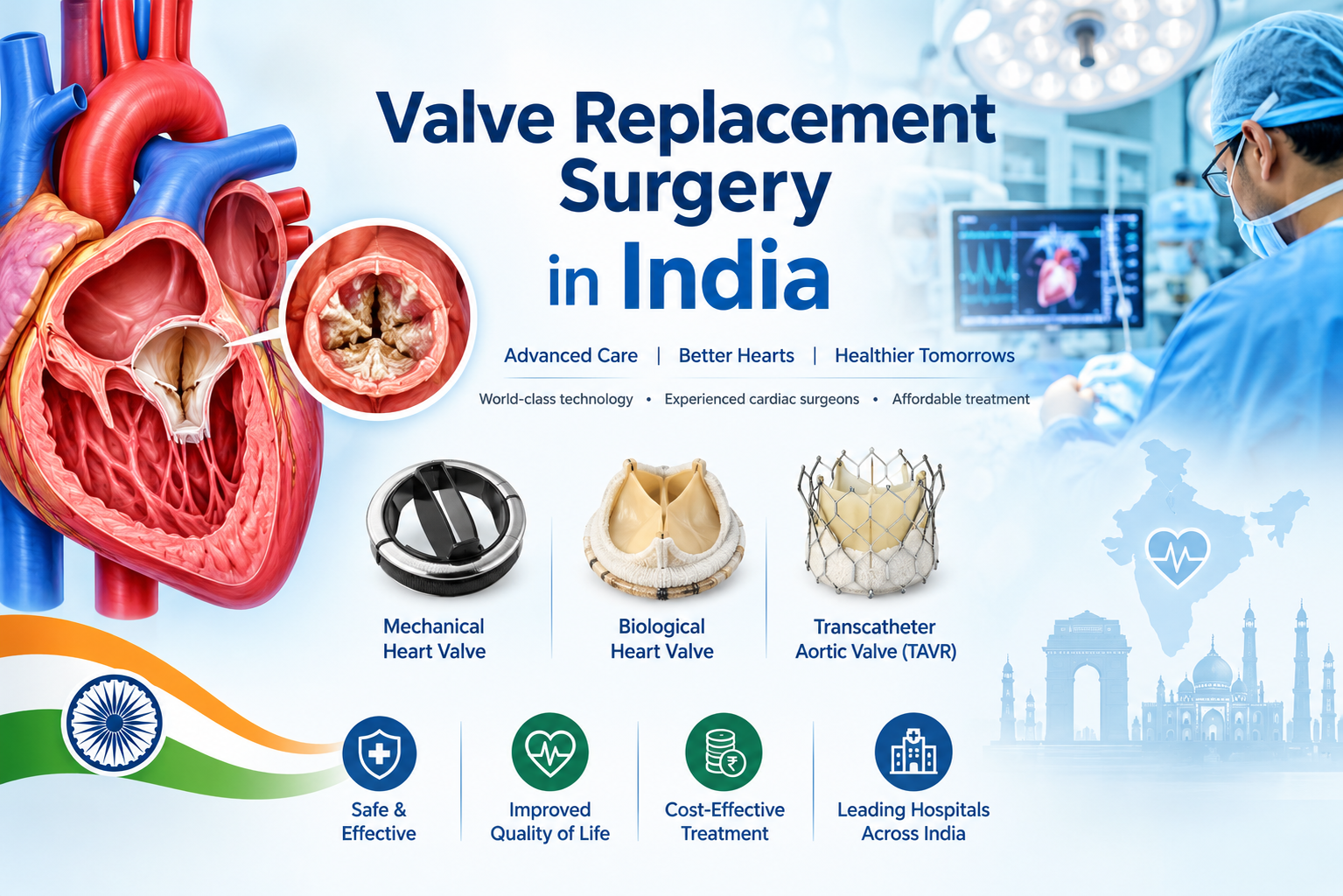 VALVE REPLACEMENT SURGERY IN INDIA